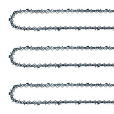 3PCS 18" inch Chainsaw Chain Blade 0.325" Pitch .050 Gauge 68 DL Drive Links