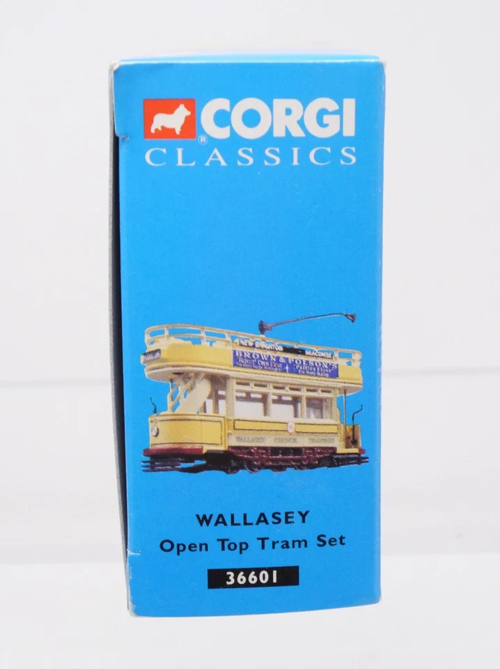 Corgi Classics 36601, Wallasey Open Top Tram Set, Diecast British Trolley - Image 3 of 4