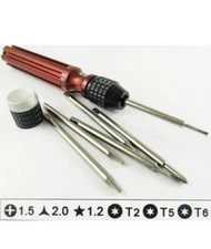 6 in 1 Kit Set Screwdriver T5/T6/PH000 For Oakley Sunglasses Thump Batter