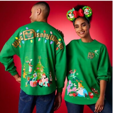 ディズニー スピリットジャージー クリスマス 2024 US M 荒かっ JP XL 