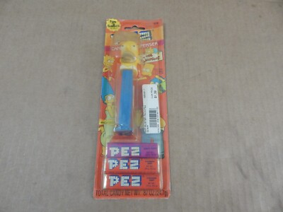 #ad The Simpsons Homer Simpson Pez Dispenser Sealed Candy Fun N Games $24.99