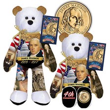 PRESIDENT 04 JAMES MADISON Presidential Golden Dollar Bear Ltd Treasure A 