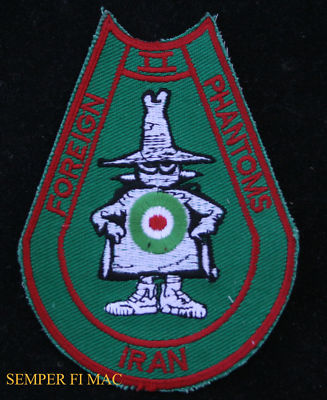 The GRAND FINAL of F-4 IRAN ワッペン IRANIAN AIR FORCE AF IRAN F-4 PHANTOM II PATCH SPOOK PIN UP
