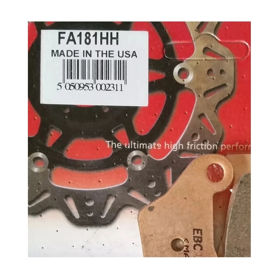 EBC Fritté Arrière Disque Frein Plaquettes (1 Set) Pour KTM 1050 Adventure (2015 - Photo 3/4