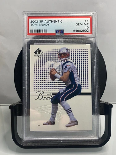 2002 Sp Authentic Tom Brady #1 PSA 10
