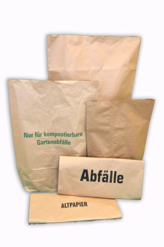 Paper bags 60 liters, 120 liters or 240 liters from 10-250 pcs freely selectable - Picture 1 of 5