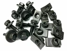 5/16 Fender Bolts & U-Nut Clips For Ford Lincoln Mercury (10 Each) #1537CCA