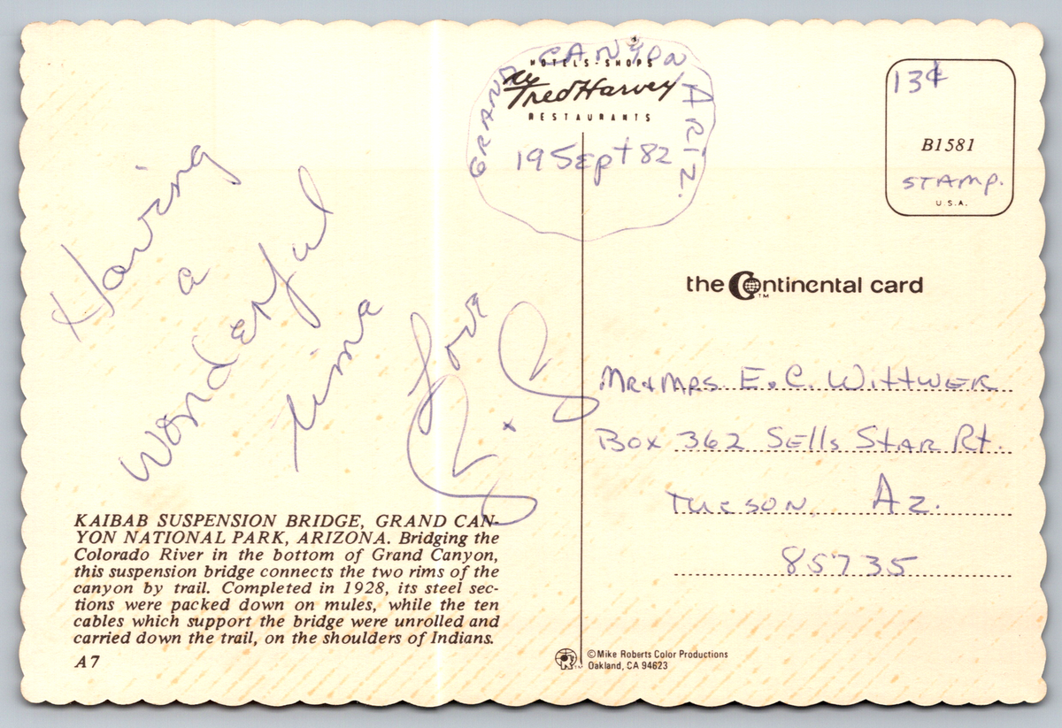 Arizona Colorado New CA National Park River Bottom Grand Ten Vintage  Postcard | eBay