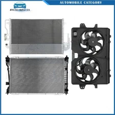 For 2008 2009 2010-2012 Ford Escape Electric Radiator Condenser Cooling Fan Kit