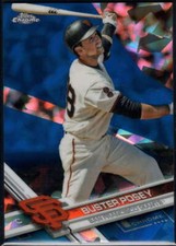 Buster Posey 2017 Topps Chrome Sapphire Edition #675 /250 Giants 