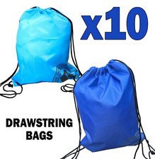10 x Russell Athletic Drawstring Bags Backpack - School Beach Gym Sport PE Sack