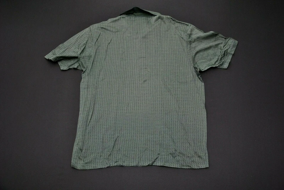 Augusta National The Masters Collection Golf Polo Shirt XL Green Herringbone - Image 2 of 4