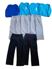 Lot 9 Size 7-8 Winter Sport Active Black Blue Boy Girl Sweat Shirts Sweat Pants.