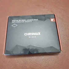 Noctua NA-SAVG1 Anti-Vibration Gaskets Chromax.Black For PC Cooling Fans