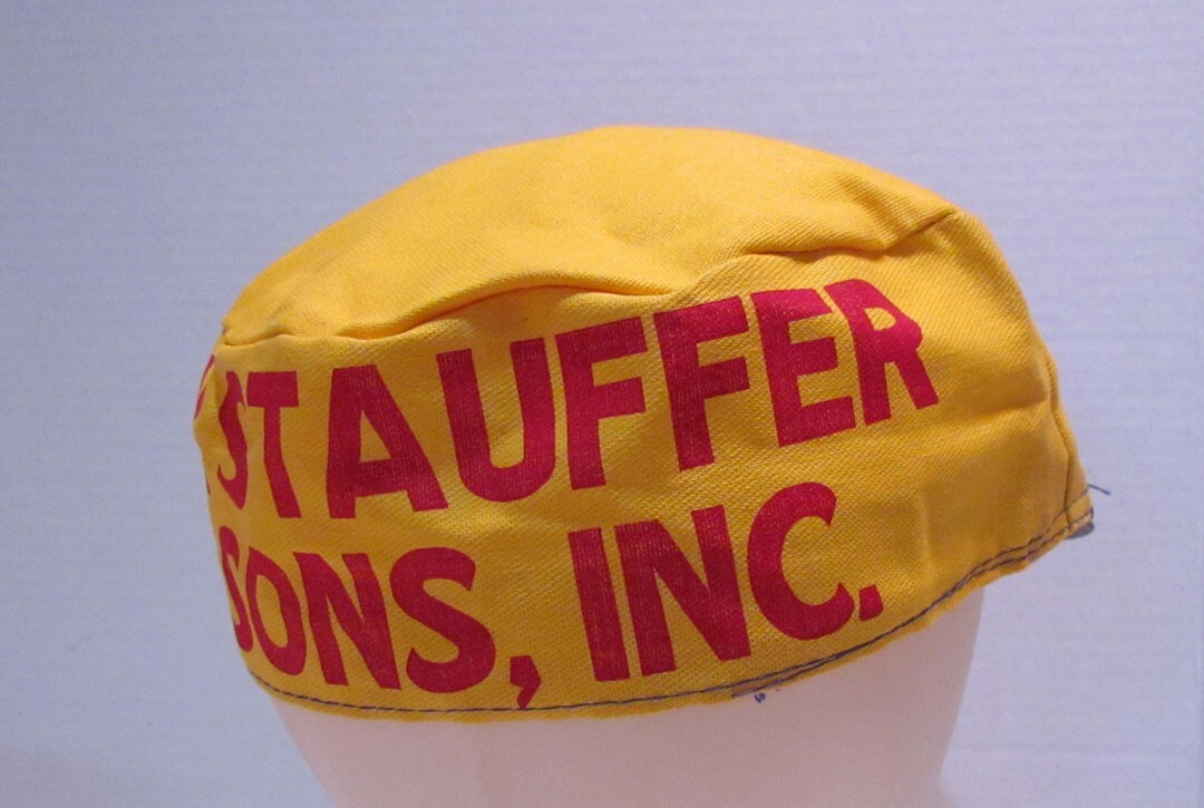 ESHELMAN RED ROSE FARM FEEDS PAINTERS CAP HAT VINTAGE UNUSED H.M