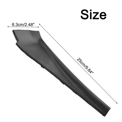 2Pcs For Nissan 2014-2020 Front Wiper Side Cowl Extension Cover Trim Black - Foto 10 di 24