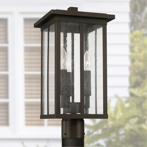 Capital Lighting - Barrett - 3 Light Outdoor Post Lantern Rain or Shine made for - Picture 3 of 4