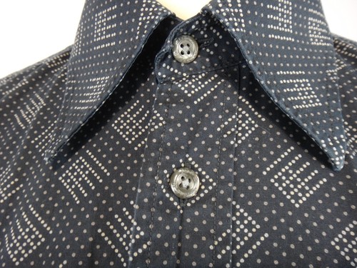Tiger Of Sweden Shirt Mens L EU41 Black Smart Casual Preppy Office Workwear Boho - Picture 5 of 11