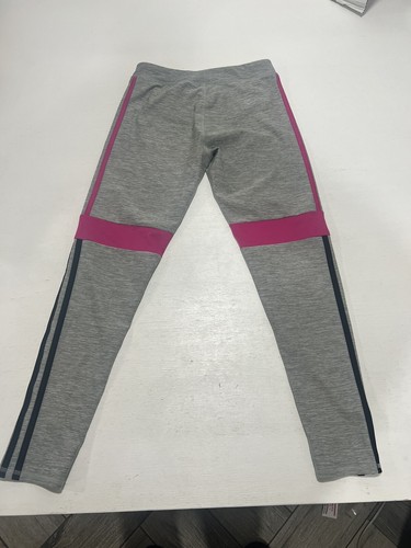 GIRLS ADIDAS LEGGINGS SIZE 16 XL gray Pink And Black - Picture 4 of 7