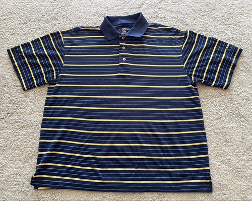 PGA Tour Polo Golf Shirt Herren Medium Mehrfarbig Leicht Atmungsaktiv - Bild 1 von 7