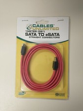 Cables Unlimited EXTERNAL SATA TO eSATA CABLE
