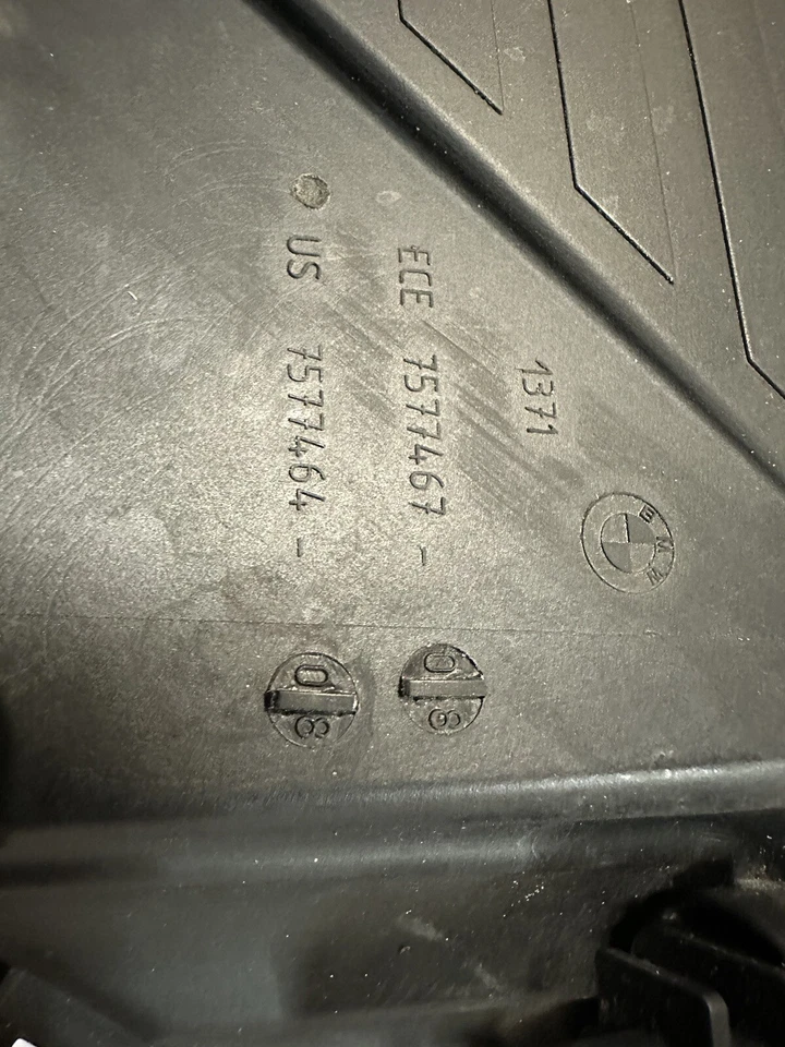 Panel de cubierta de murciélago del lado izquierdo del conductor BMW 750Li 2008-2015 7019801 OEM  Foto 3 de 4