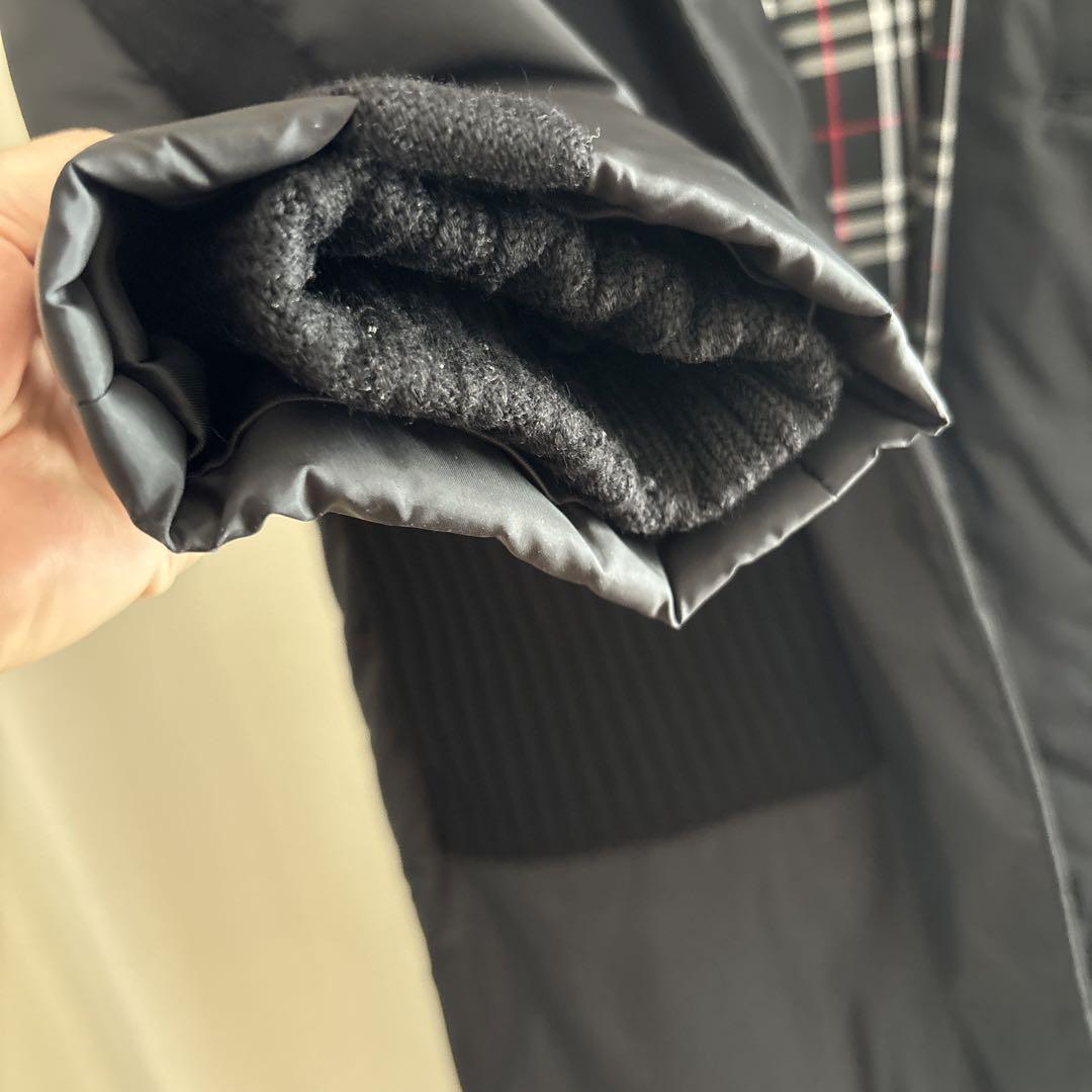 Burberry Black Label Long Coat Nova Check Polyester Size M For Men thumbnail 12