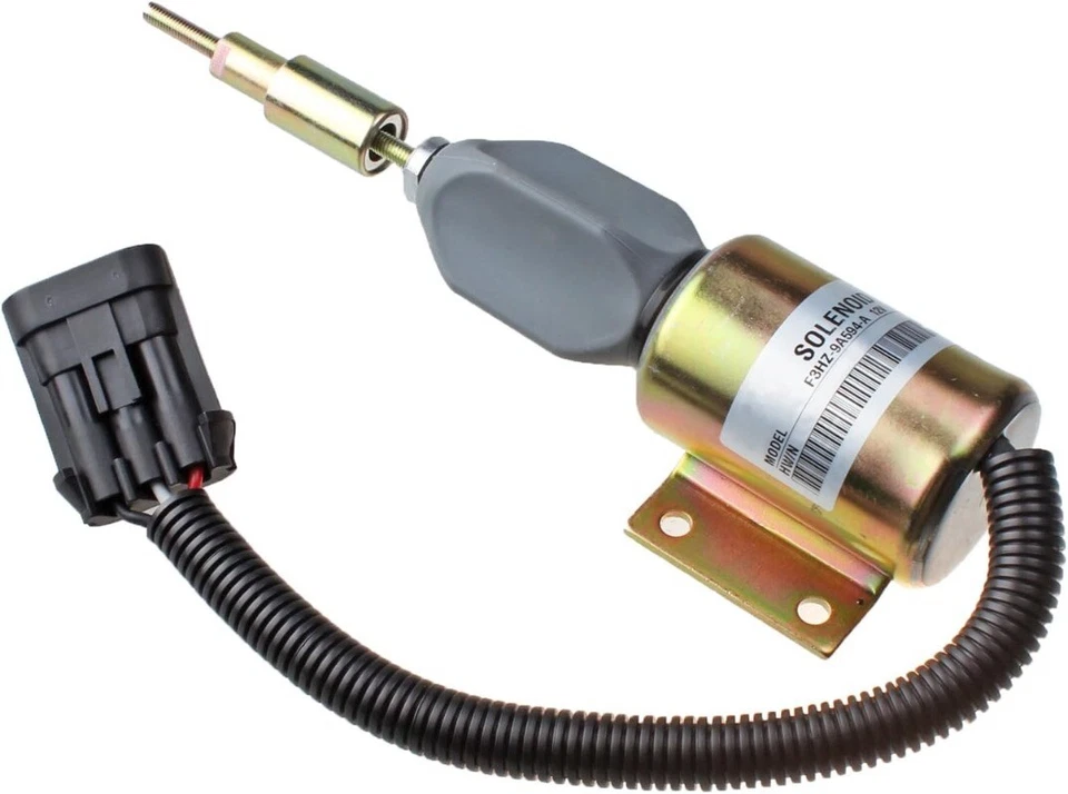 Electroválvula de parada de combustible 12v 2003ES-12E6UC4B5S2 para Ford B700 F600 F700 1988 Foto 3 de 4