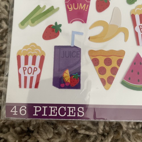 Food Stickers | Junk Food Stickers | Snack Time Labels - 46 Pcs (nm5238549) - Picture 2 of 3