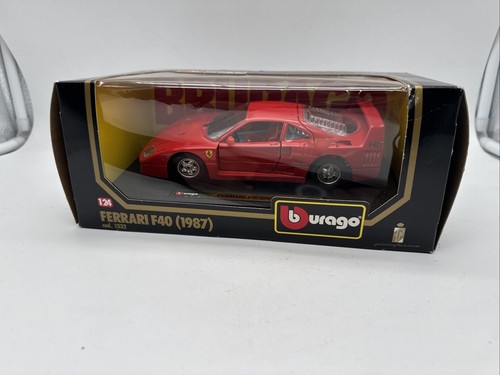 Model Bburago Ferrari F40 1987 Rot In Box 1:24 Burago - Bild 2 von 20