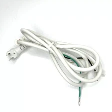 Insignia Portable Ice Maker Part Power Cord 6' White Model NS-IMP26SL0/ RD2/ WH2