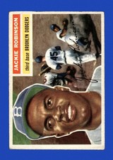 1956 Topps Set-Break # 30 Jackie Robinson LOW GRADE (white back) *GMCARDS*
