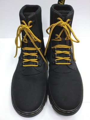 Dr. Martens Boots Mens Size 8 Black Combs Tech II Lace Up AirWair Bouncing Soles