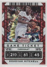 2020 Contenders Draft Picks Game Ticket Green Explosion Donovan Mitchell #43 0c2
