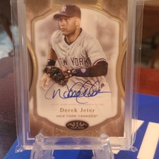 2020 Topps Tier One Derek Jeter Autograph  #T1A-DJ Yankees