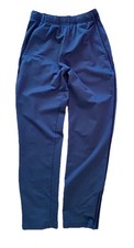 VTG 90s Fila Warmup Track Pants Gray Ankle Zip Size S Pocketed Athletic Gym