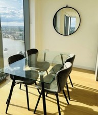 4/6 Seater Dining Table and Chairs Set Kitchen Room