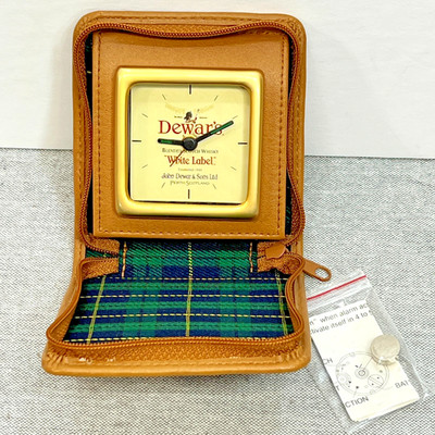 Clock Dewar's Scotch Whiskey White Label John Dewar & Sons Ltd Scotland