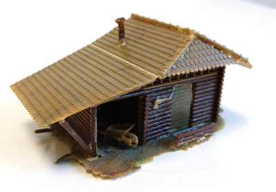 Faller - Blockhütte Jagdhaus Waldhütte - H0 - Gebäude Häuser Haus ---- DOK 993