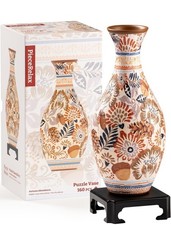 160‑Piece 3D Standing Curved Puzzle Vase Autumn Abundance | DIY Decor & Gift New