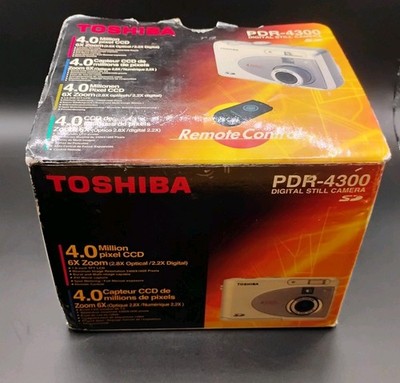 Vtg Y2K Toshiba PDR-4300 Digital  Camera New in Open Box with Accessories