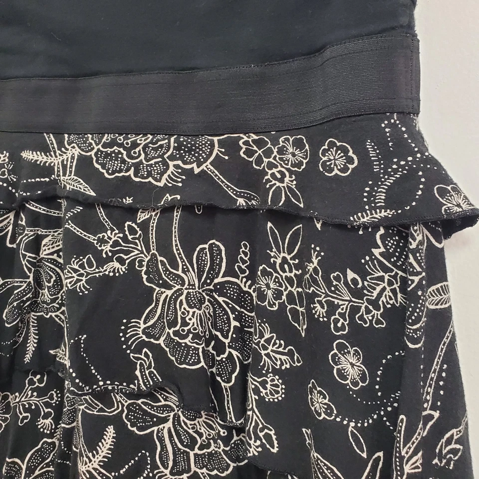 Express Womens Y2K Strapless Asymmetric Fairy Grunge Whimsigoth Dress Size S - Image 2 of 4