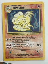 Ninetails 12/102 nm Pokemon TCG