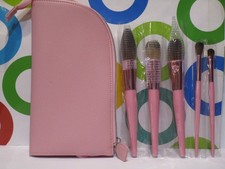 DOLL 10 ~ 5 PIECE POWDER BRUSH SET ~ COMES IN MAKEUP BAG