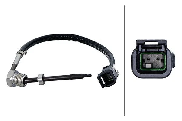 6PT 358 181-801 SENSOR GASES DE ESCAPE TEMPERATURA HELLA NUEVO OE REPUESTO Foto 2 de 4