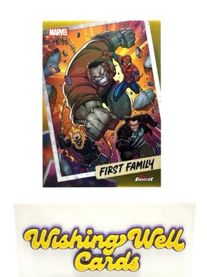 2026 Topps Finest Fantastic Four First Family /50 Gold #FF-16