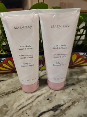 2x MARY KAY 2 in 1 Body Wash and Shave Gel NEW SEALED Bottles 6.5 Oz Full Size