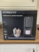Ambiano Premium Ice Cream Machine 800W 500ml 10-in-1 Maker Black New & Boxed