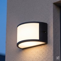 Wandleuchte AußEn Schwarz Weiß IP44 E27 Up Down Lampe HaustüR Terrasse Balkon