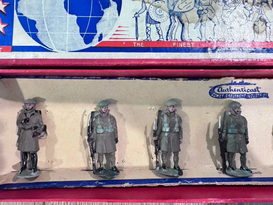 Authenticast: Boxed Set - British Infantry @ Ease, WW2. c1950s. Rare - Image 2 of 4